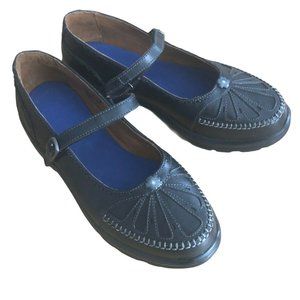 Dr Comfort Paradise Women Dress Black Leather Shoe